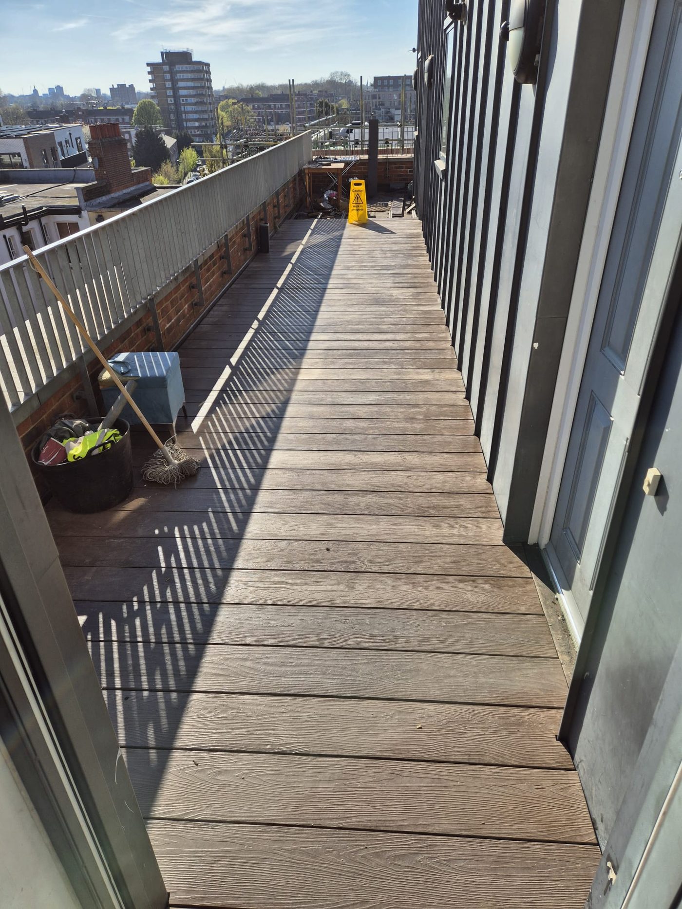 Stoke Newington Way — composite decking on terraces and balconies